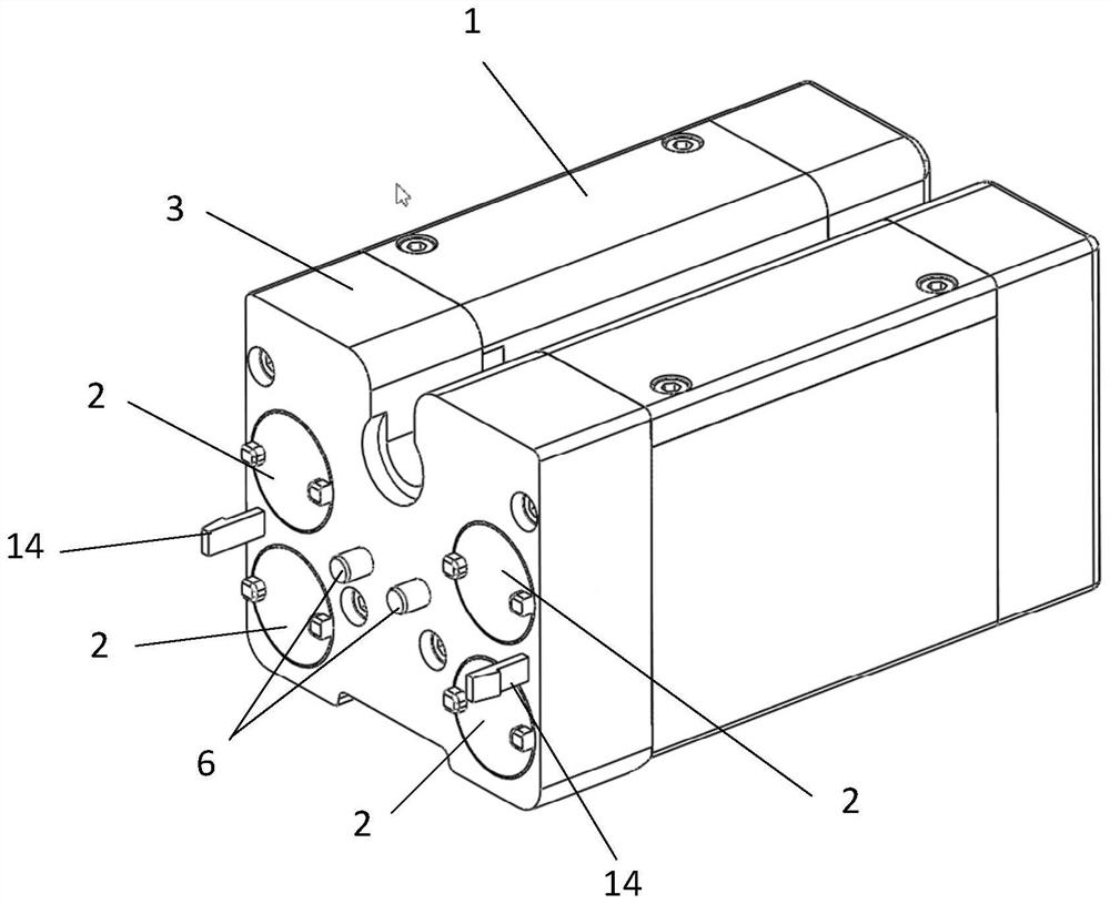 Rapid alignment mechanism for surgical instrument box and power box