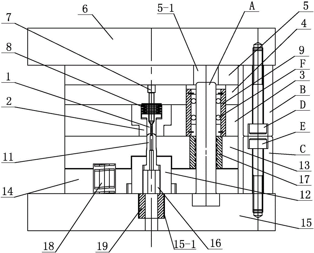 Combination forming method of deep drawing-punching with variable blank-holding force for tapered foil plate