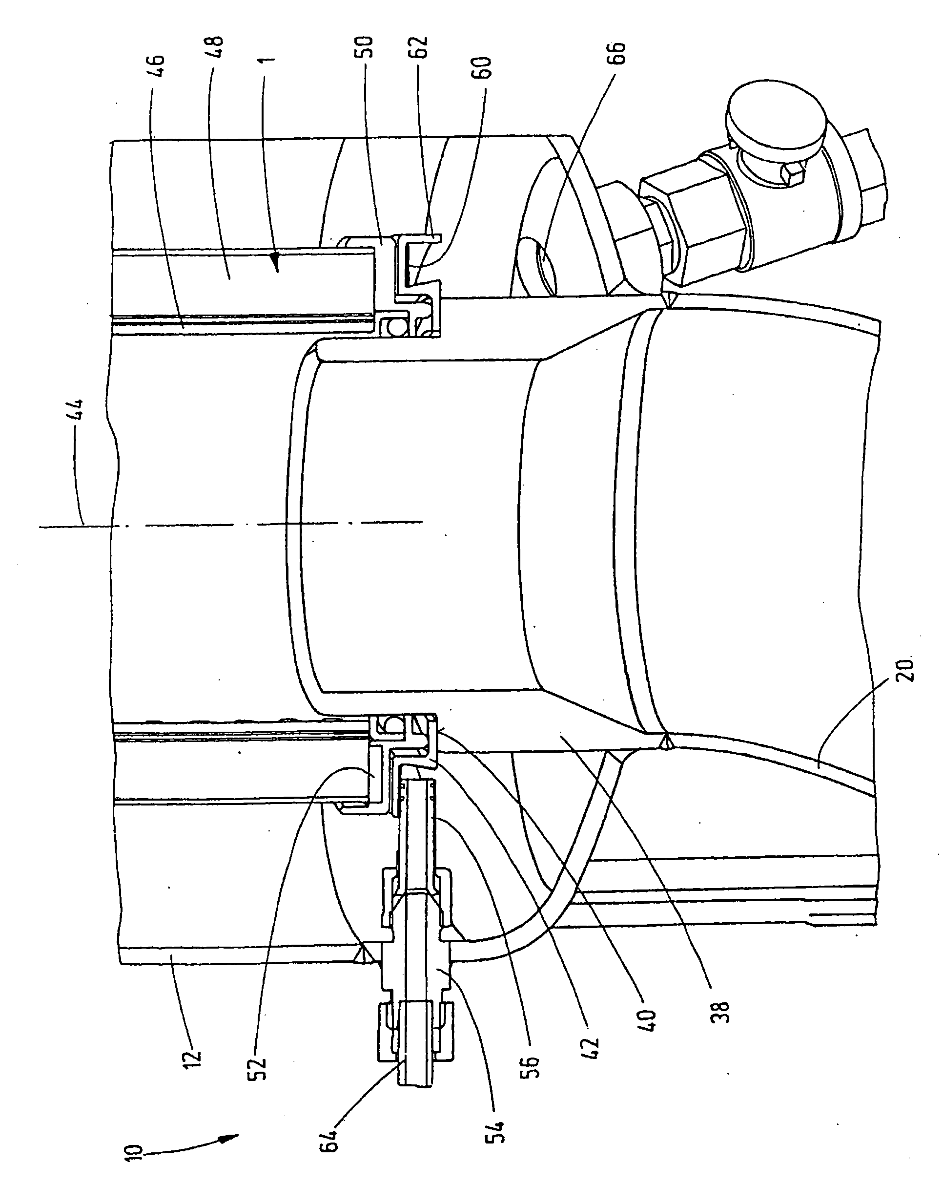 Filter with data storage provided with an antenna for transmitting signals