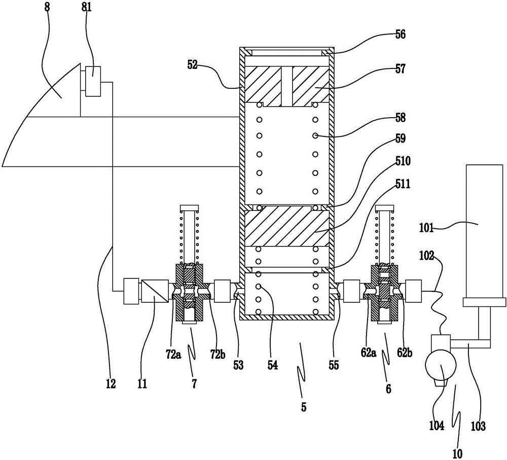 Rotary type oil coater for end cover of motor