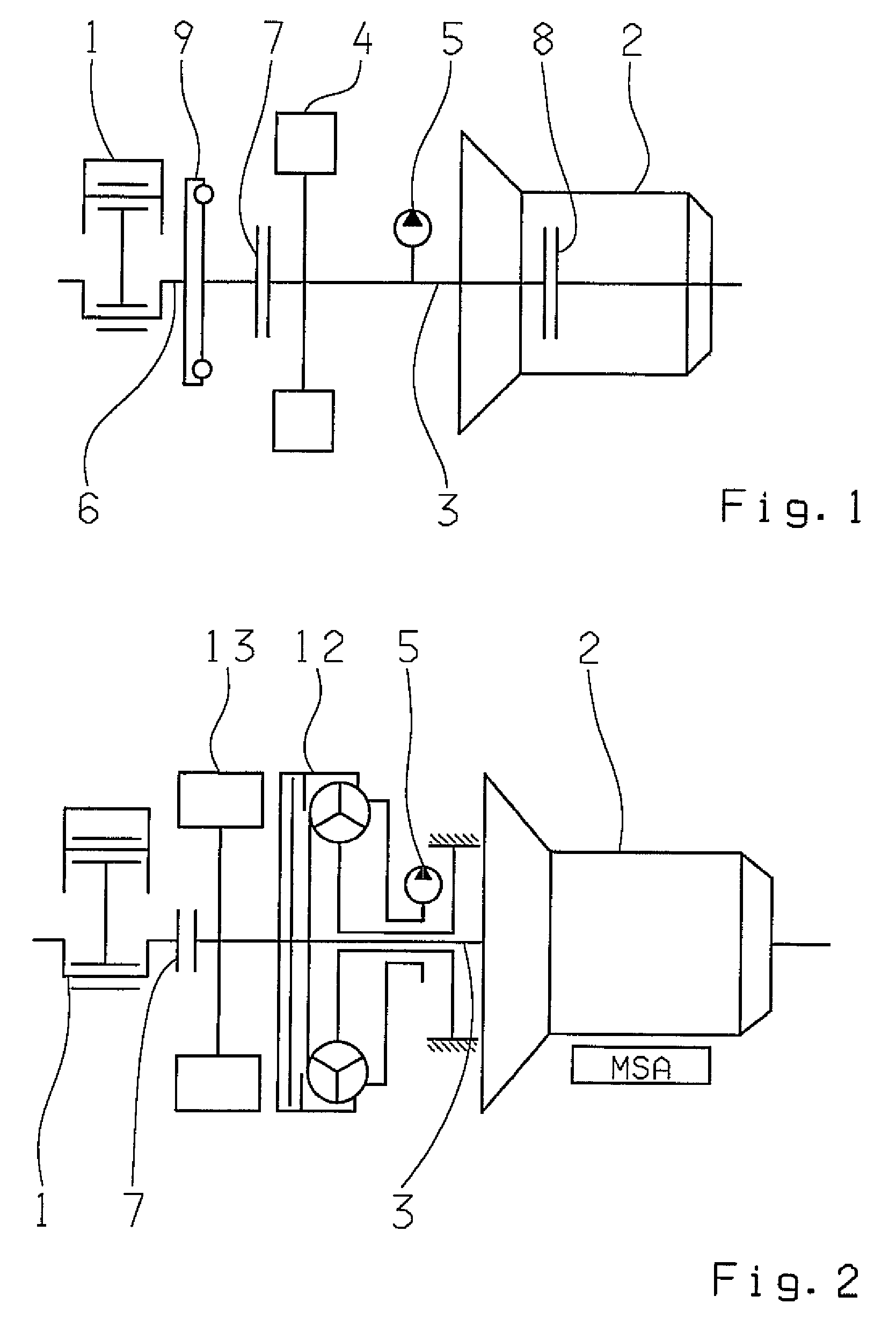 Hybrid drive for a vehicle