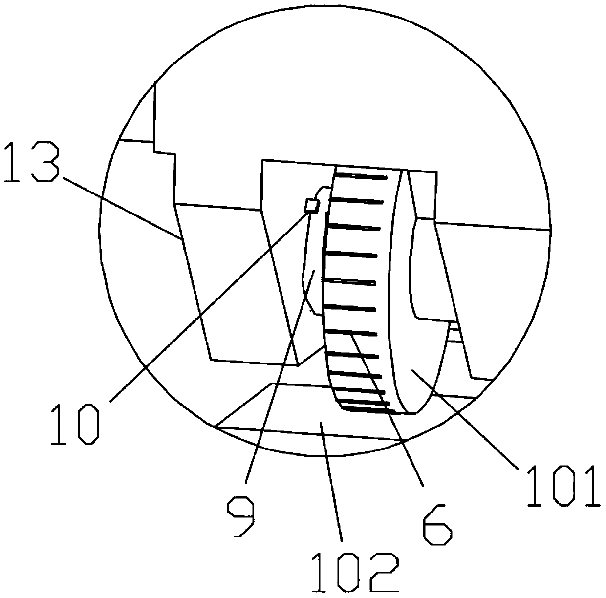 Gauze edge covering device