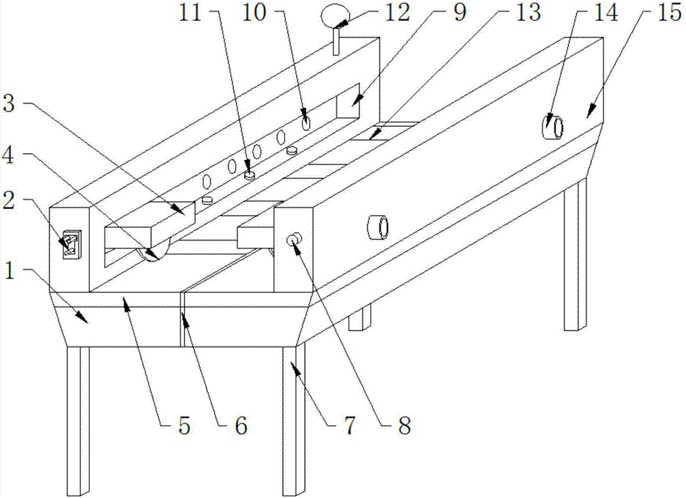 Cutting device of plate making machine