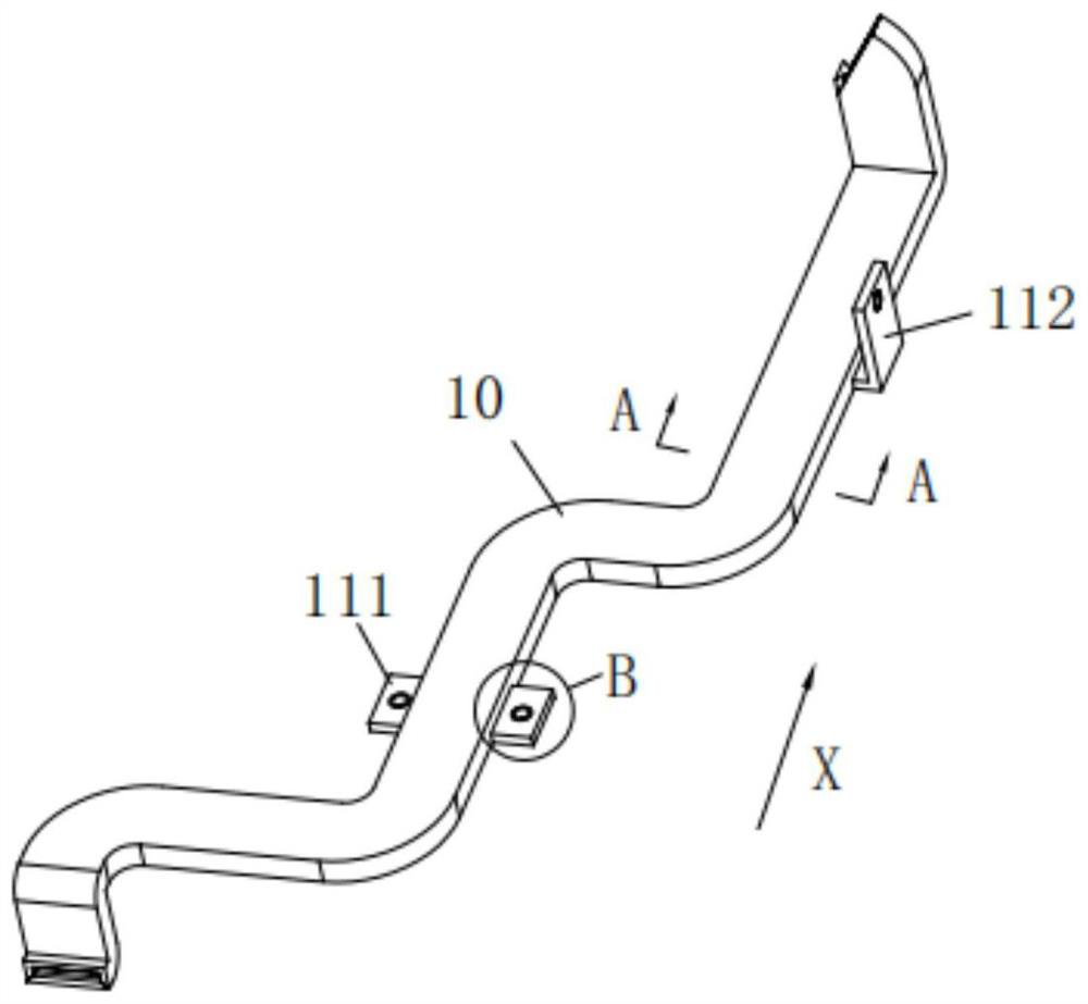 Copper bar protection structure, battery pack and electric vehicle