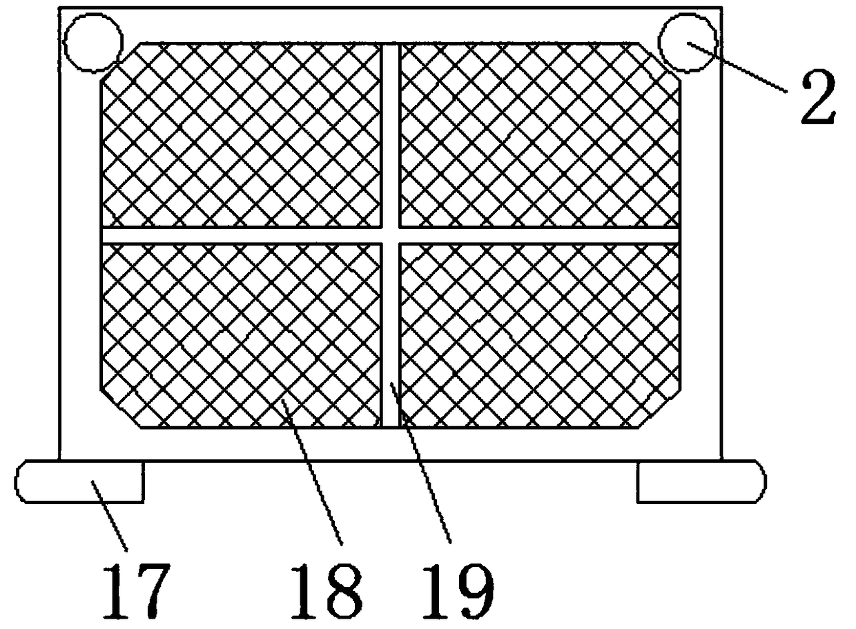 Snow removing device for agricultural greenhouse