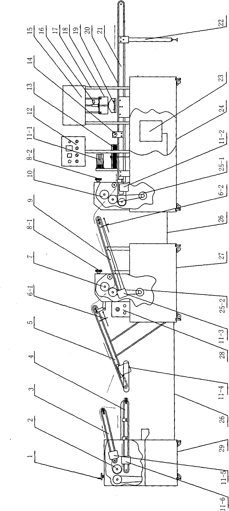 Golden pocket food processing line device