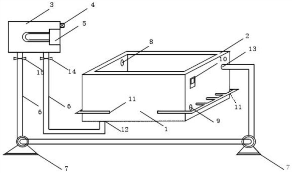 A microbial fermentation tussah cocoon degumming device