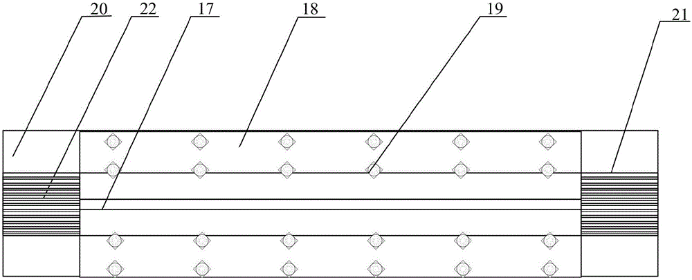 Rubber-bag trolley jacking device and method for jacking and transporting caisson