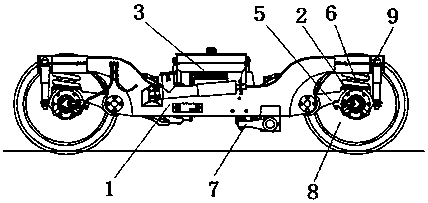 A method for improving the overall performance of a rail vehicle bogie and a suspension damping system