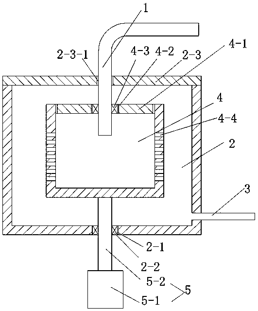 Wastewater centrifugal filtering device for water jet loom