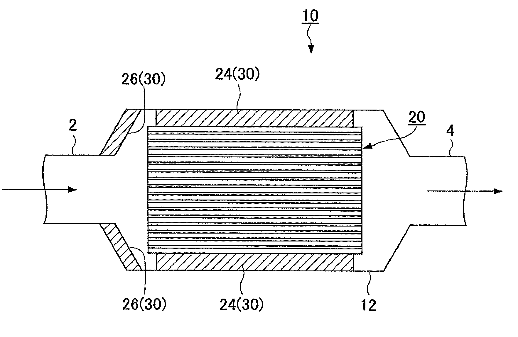 Mat material, exhaust gas treating apparatus, and muffler