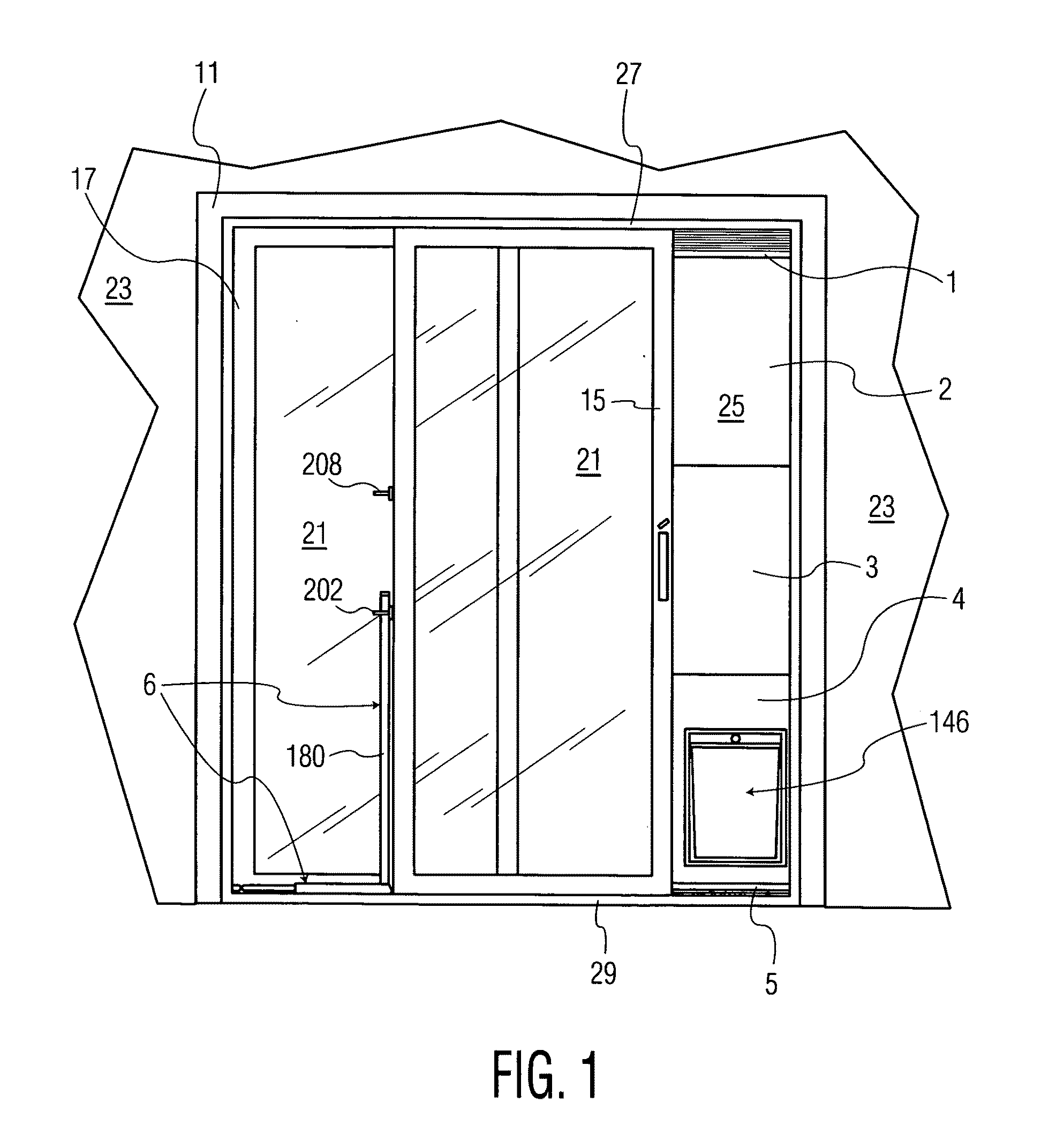 Pet door panel storm window