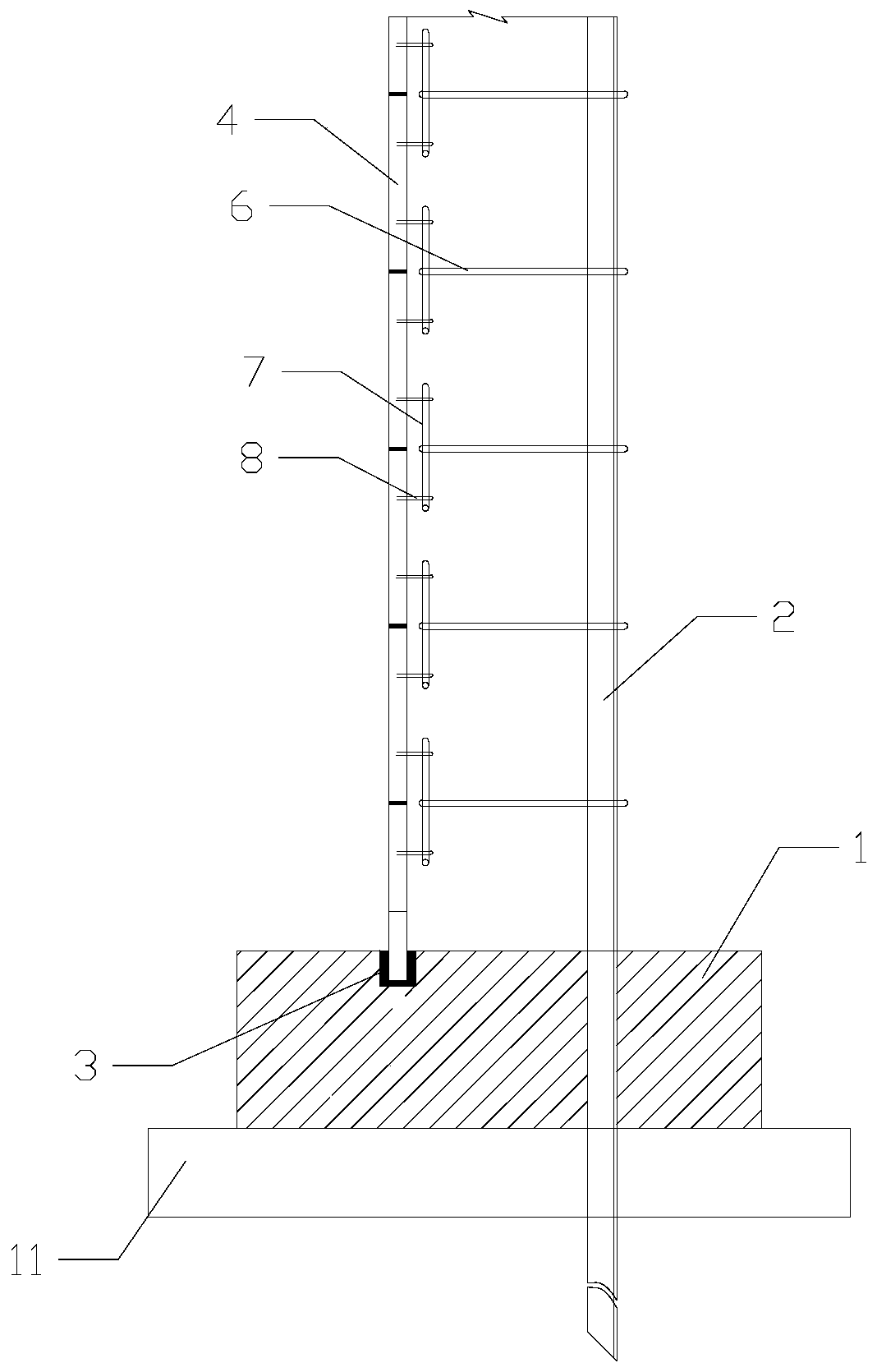 Mountainous area high-speed foam light soil roadbed structure