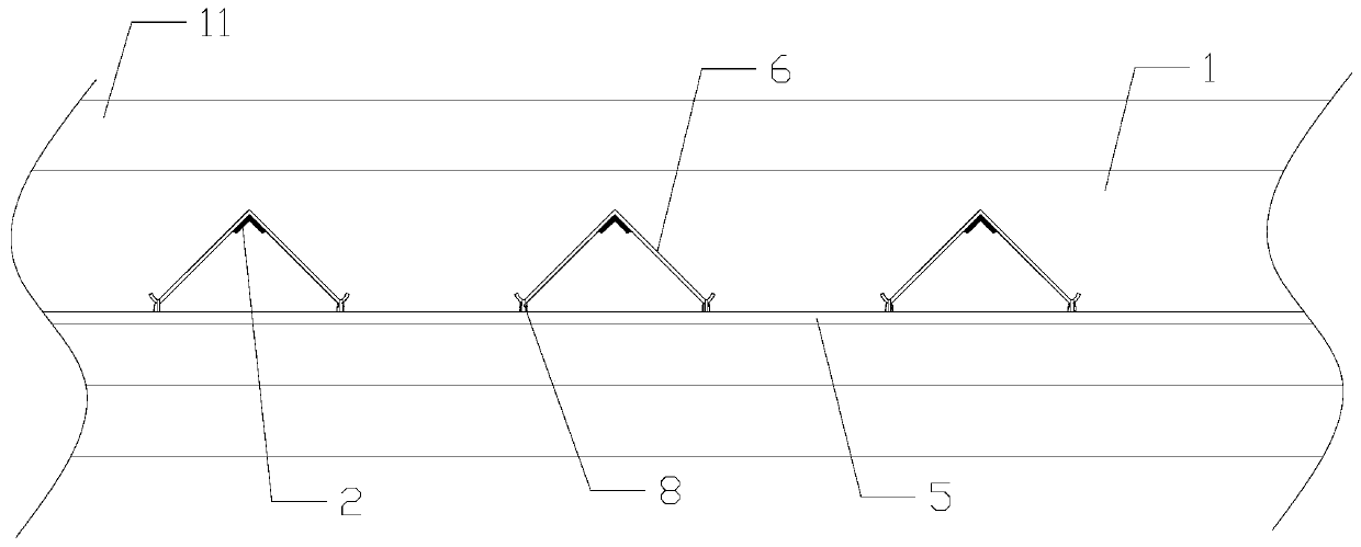 Mountainous area high-speed foam light soil roadbed structure