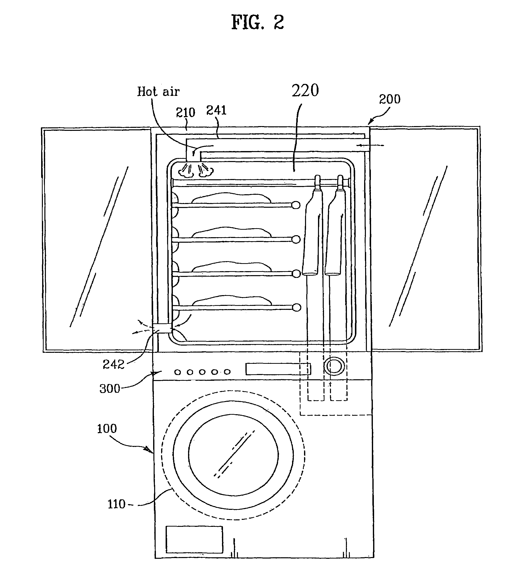 Operation method and device for combination dryer