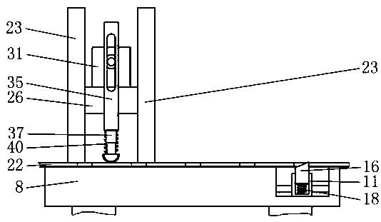 Equipment used by stamping mould