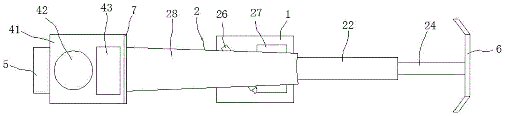 A metallurgical submerged arc furnace pusher