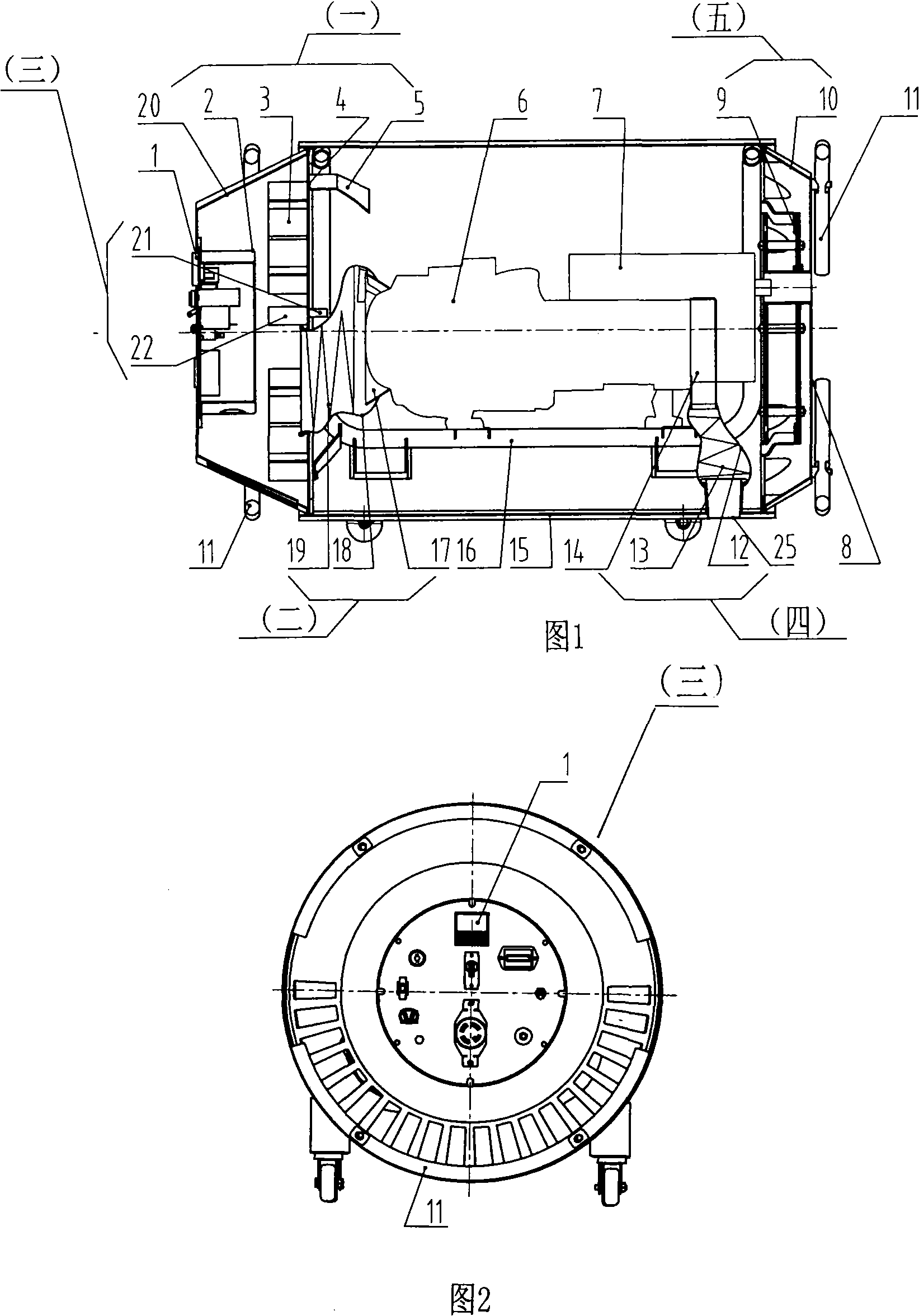 An universal small silent power generation unit