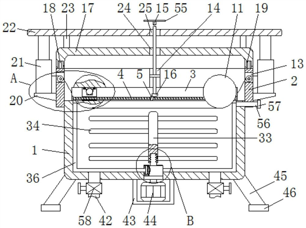 Dyeing machine convenient to clean