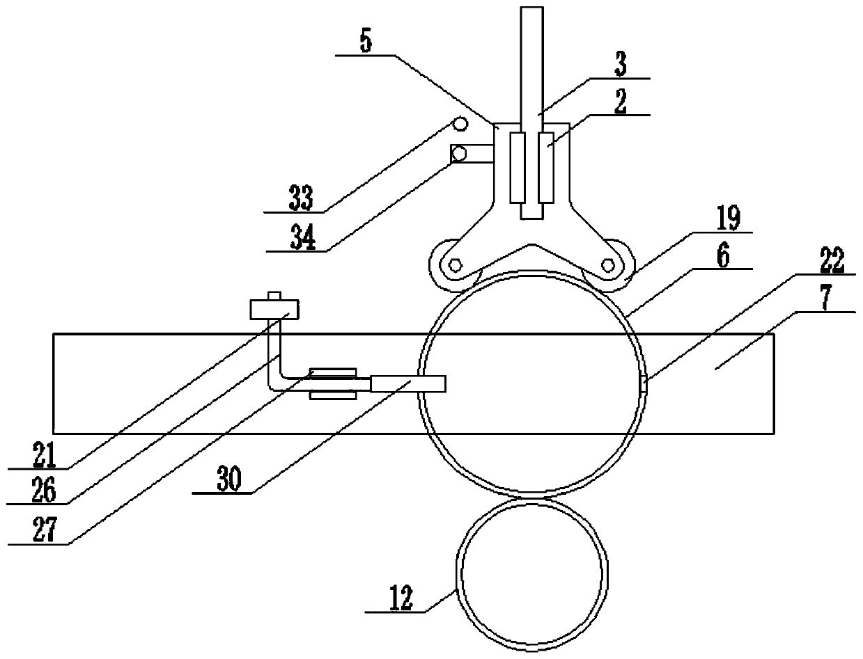 Rotary positioning device based on accumulating chain