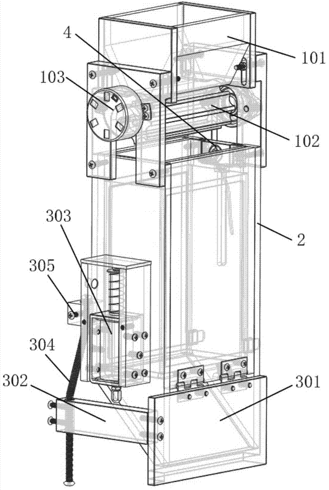 Capacitance type online detection method and device for water of cereals