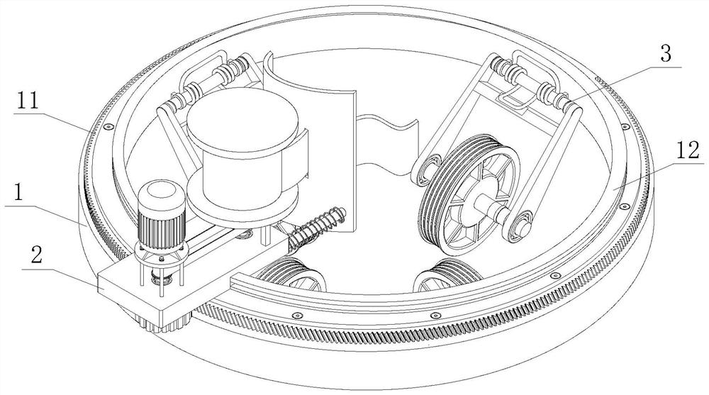 An automatic control platform for a pipeline anticorrosion and heat preservation glass fiber laying device