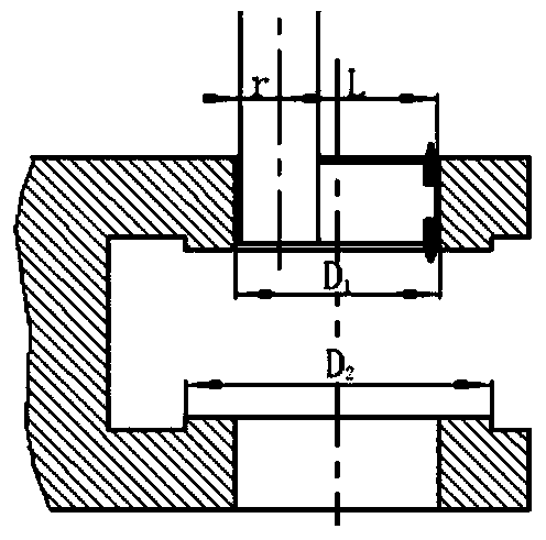 Method for machining end surfaces of inner cavity holes by using two-end cutter