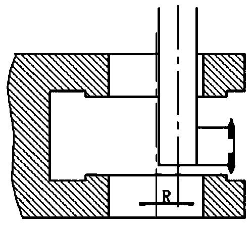 Method for machining end surfaces of inner cavity holes by using two-end cutter