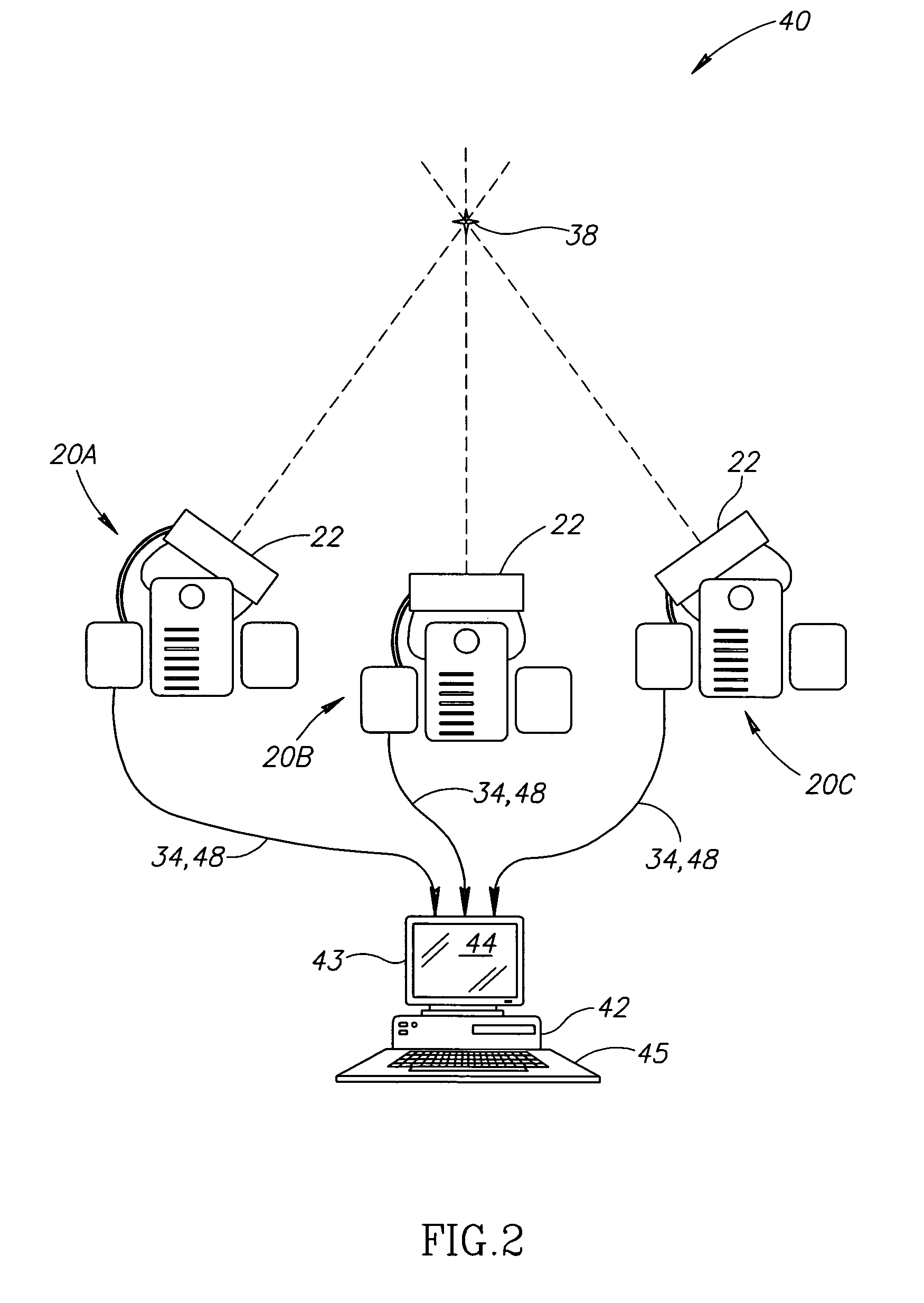 Localization of a radioactive source