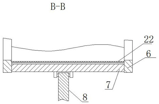 A material sorting device used in the production of artificial boards