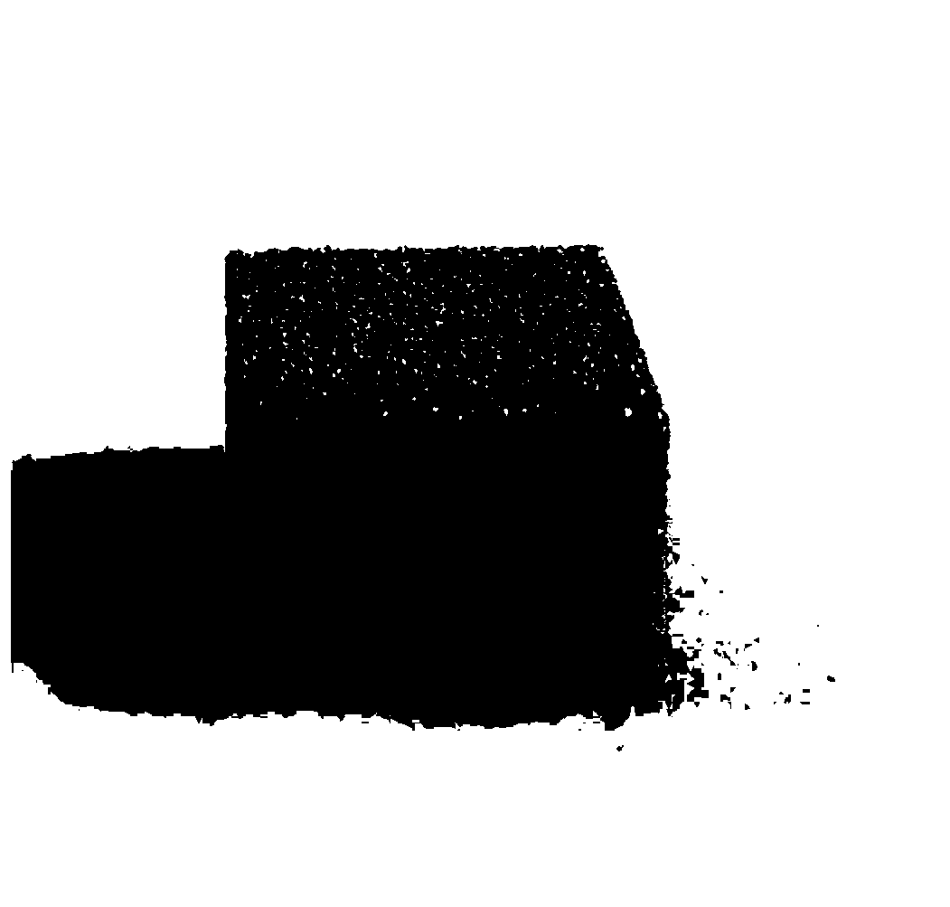 Electron beam selective melting forming method for pure tungsten metal parts