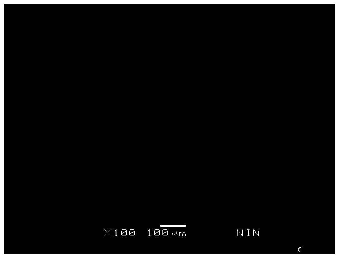 Electron beam selective melting forming method for pure tungsten metal parts