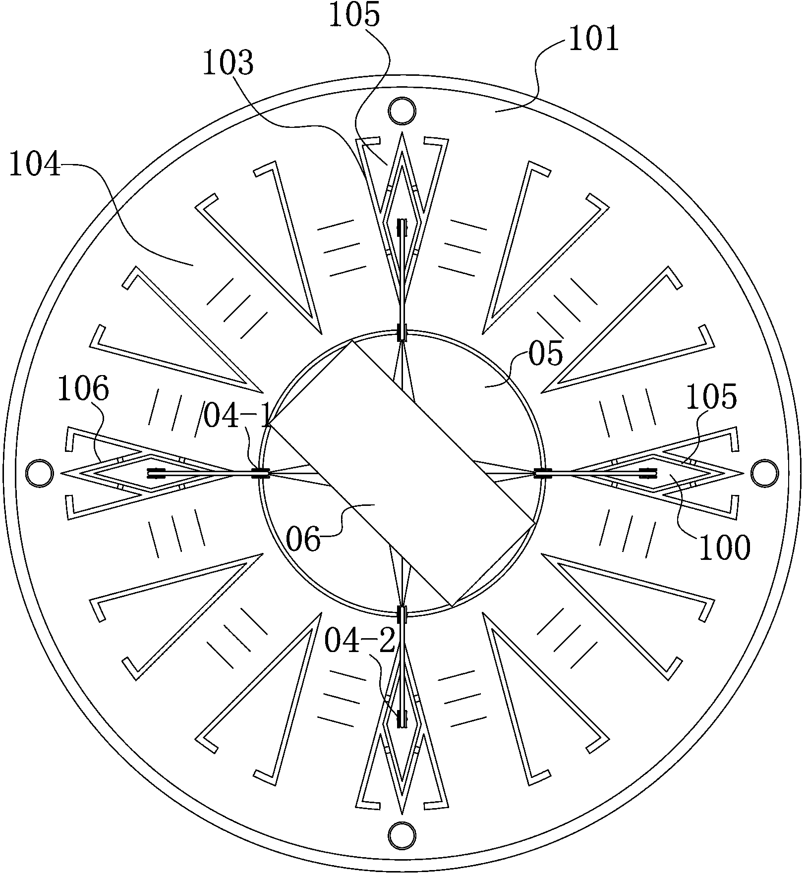 Counter weight body mounting structure capable of running stably