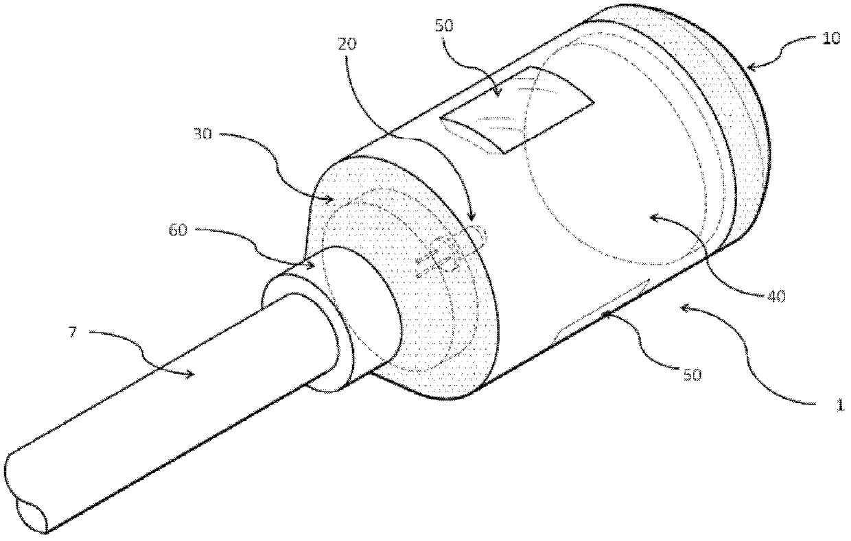 Side lighting device engaged with medullary cavity guide needle