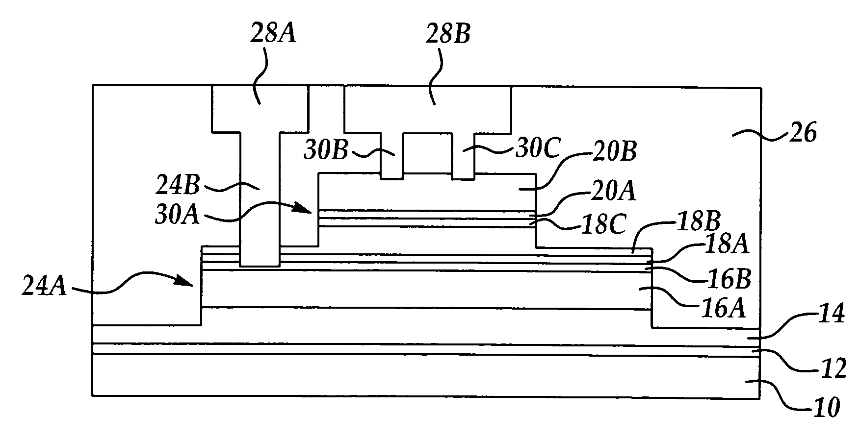 MIM structure and fabrication process with improved capacitance reliability