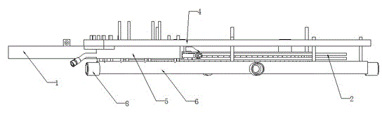 Special quenching inductor for rotary support rail