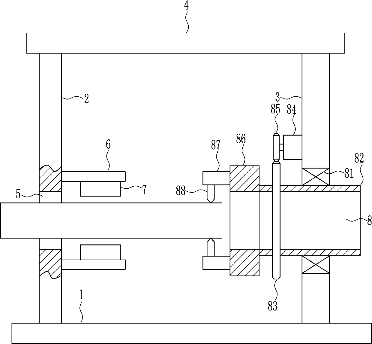 A kind of industrial glass pipe cutting equipment