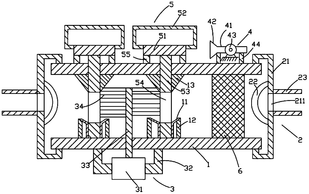 A kind of energy saving and environmental protection gas emission purification device