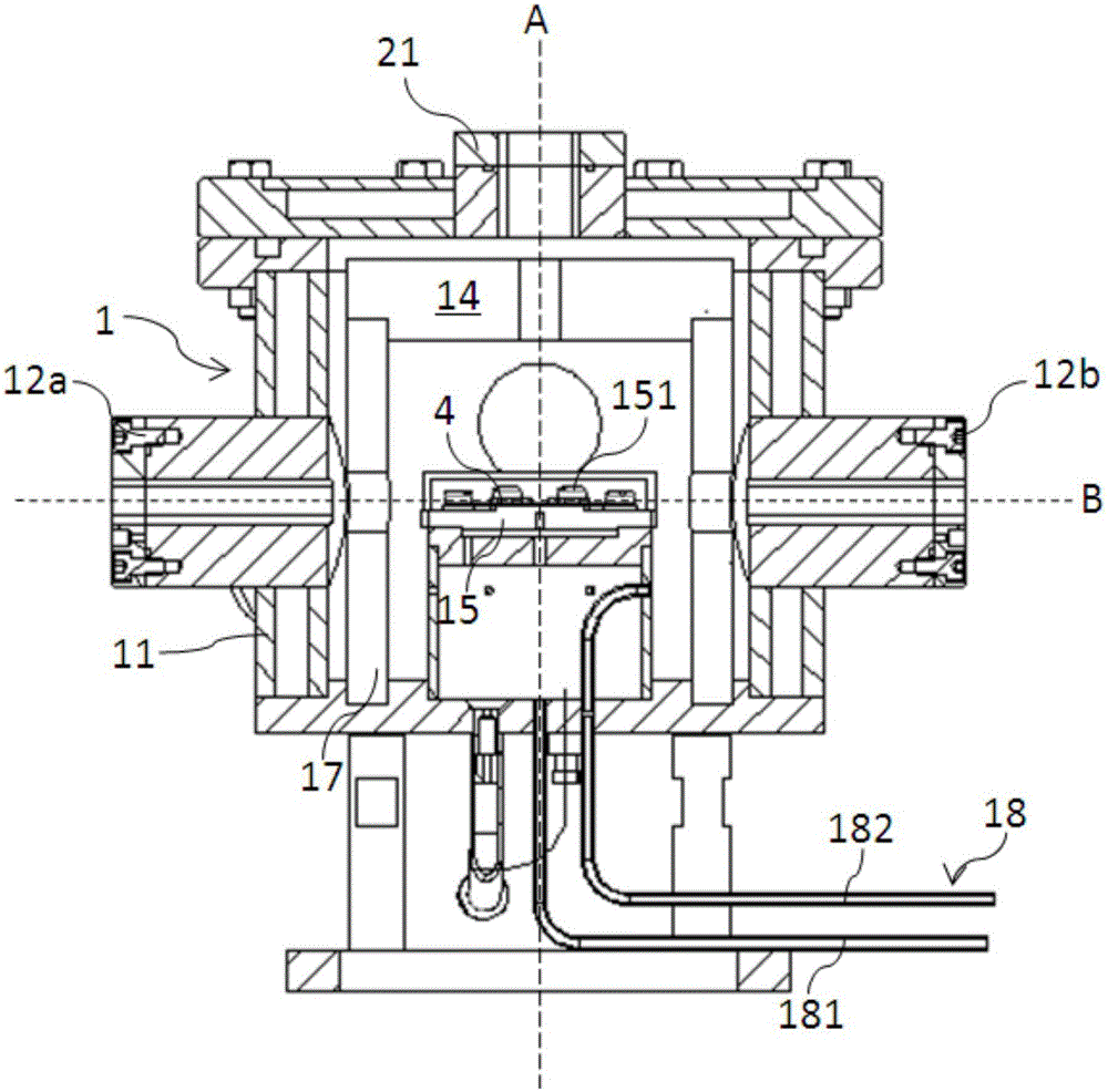 Grazing incidence XAFS (x-ray absorption fine structure) high-temperature in-situ furnace