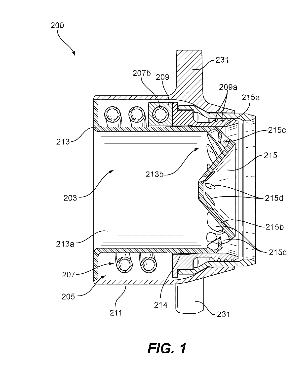 Fuel injectors for turbomachines having inner air swirling