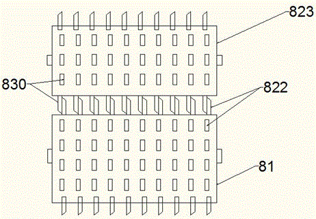 Wire tidying cutting shafts of a waste wire automatic disassembling device