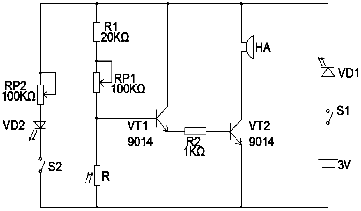 Drilling grouting run-out alarm device and use method thereof