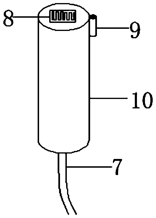 Drilling grouting run-out alarm device and use method thereof