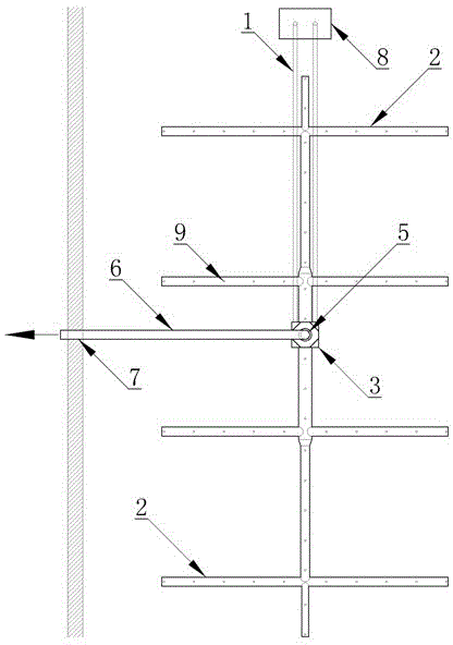 Active sludge surface type gas stripping micro power reflux apparatus