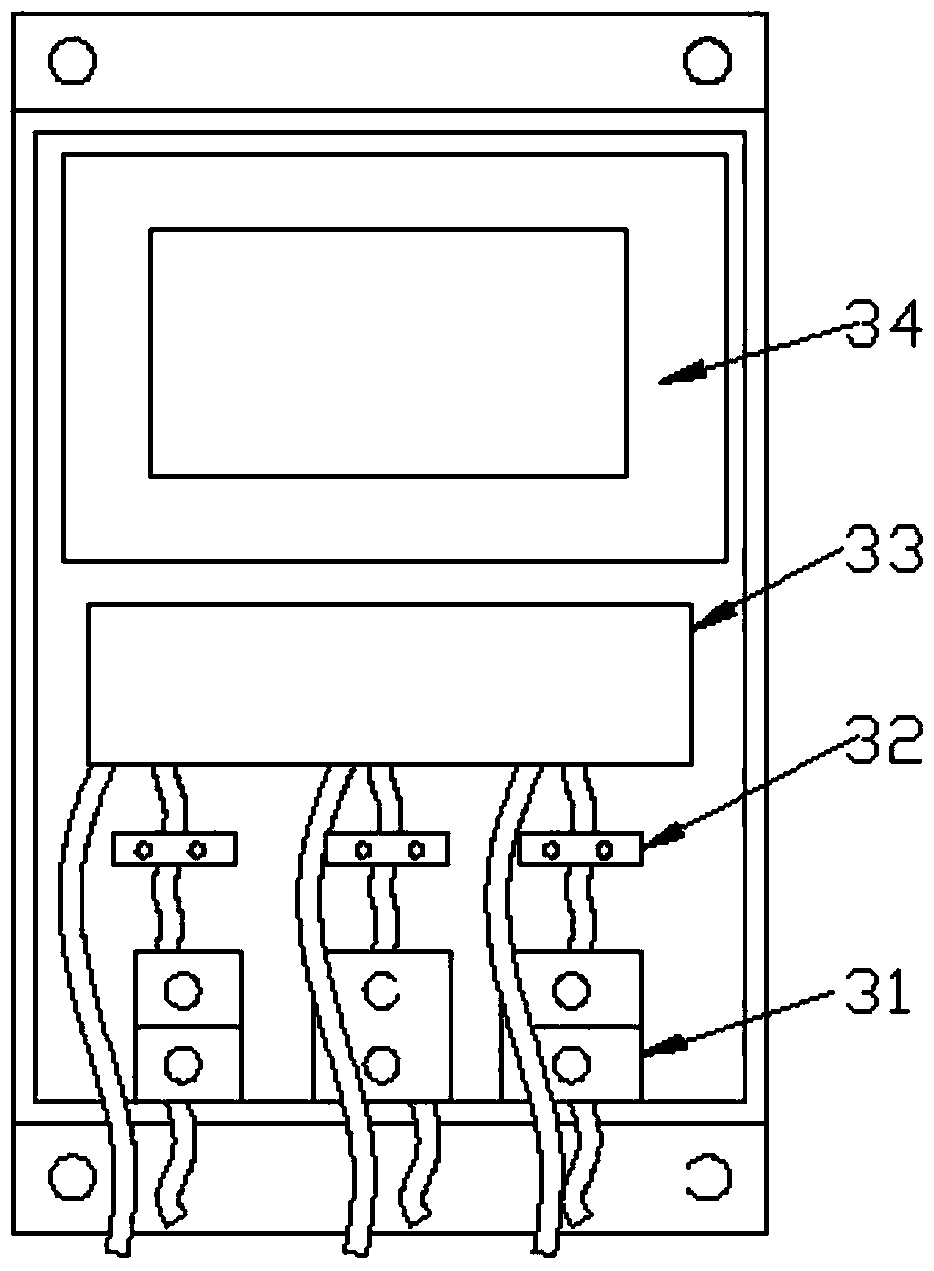 A smart meter with anti-interference electromagnetic current transformer that can be quickly installed and removed