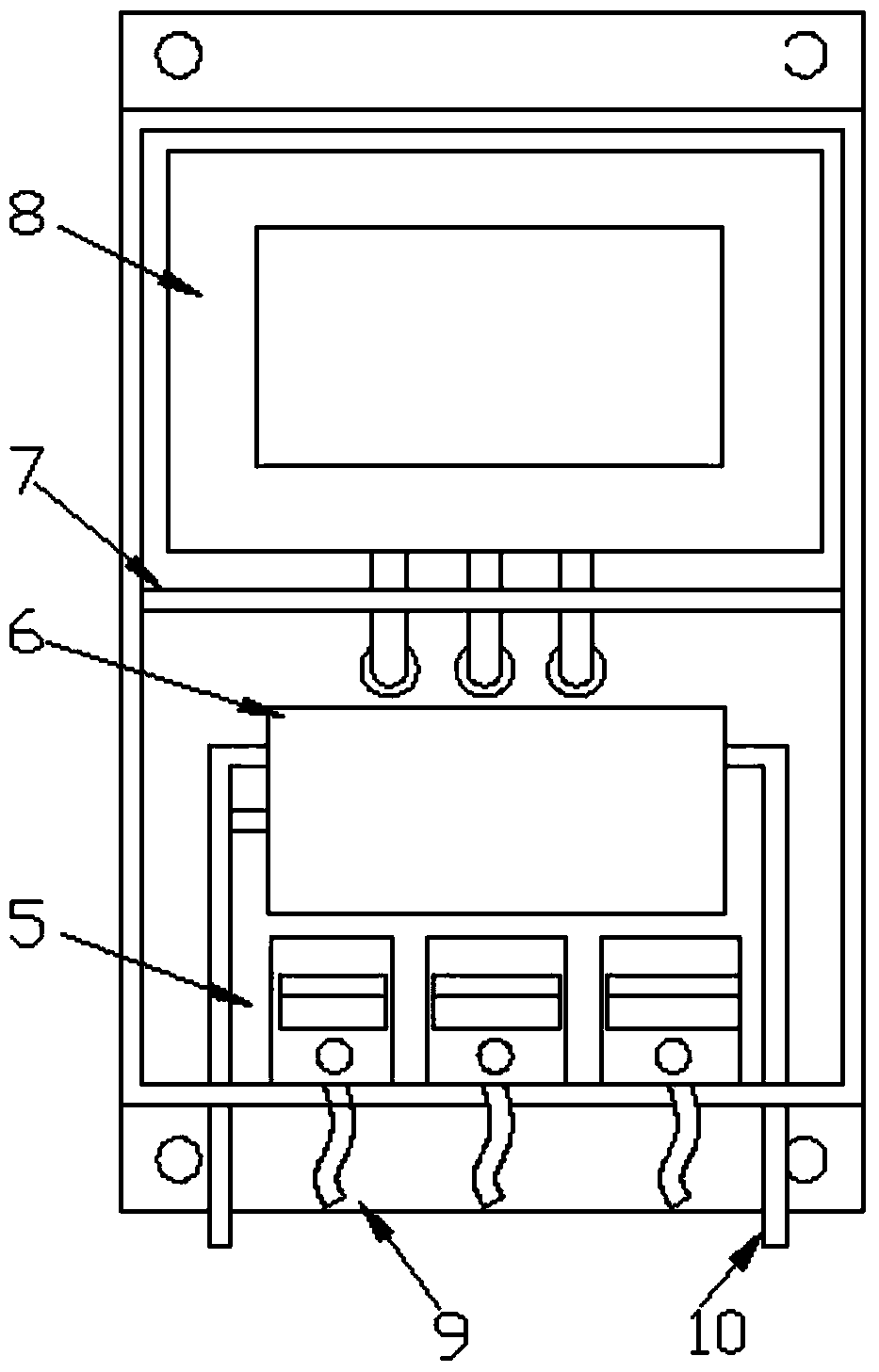 A smart meter with anti-interference electromagnetic current transformer that can be quickly installed and removed