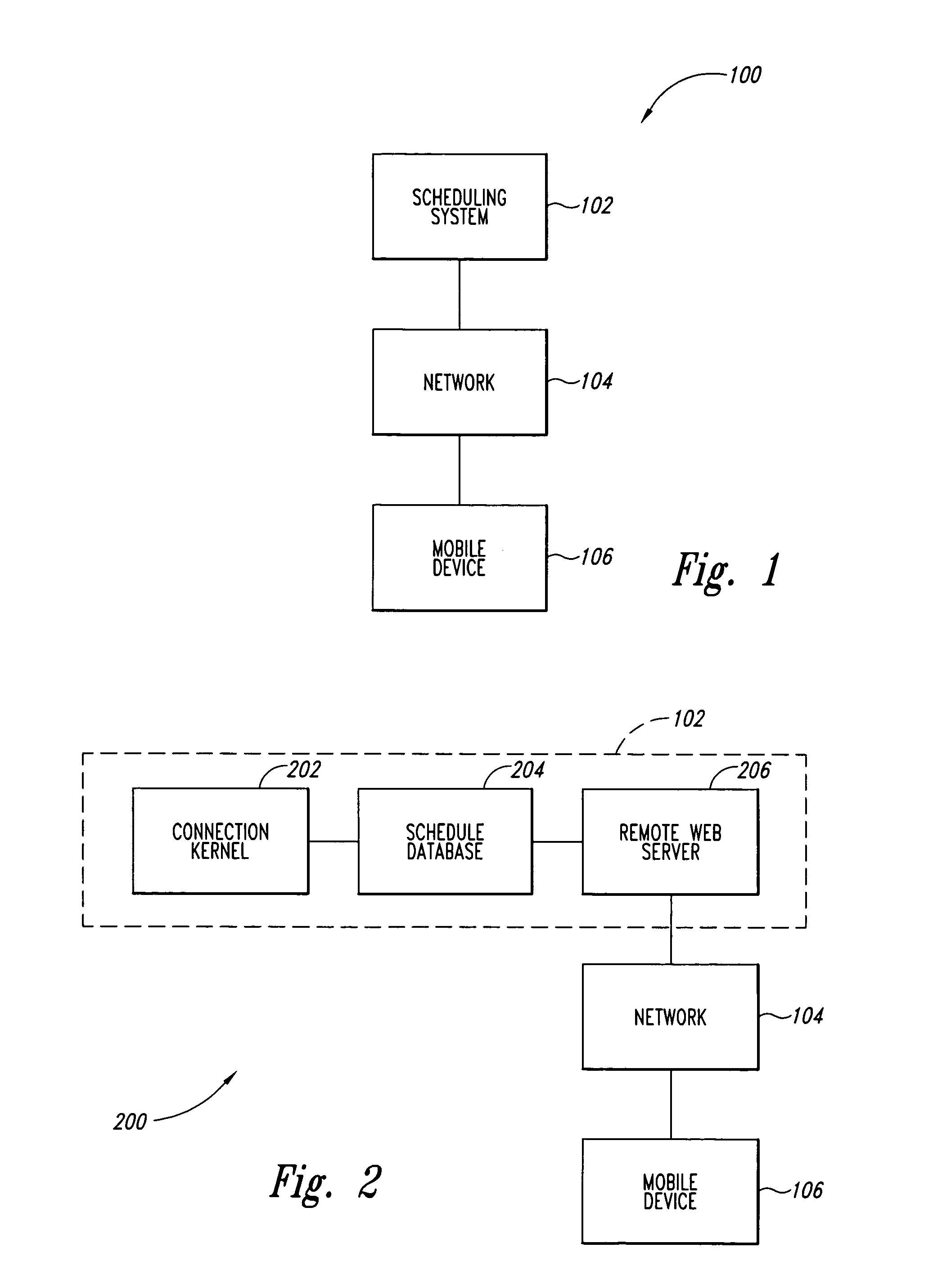 Systems and methods for enhancing connectivity between a mobile workforce and a remote scheduling application