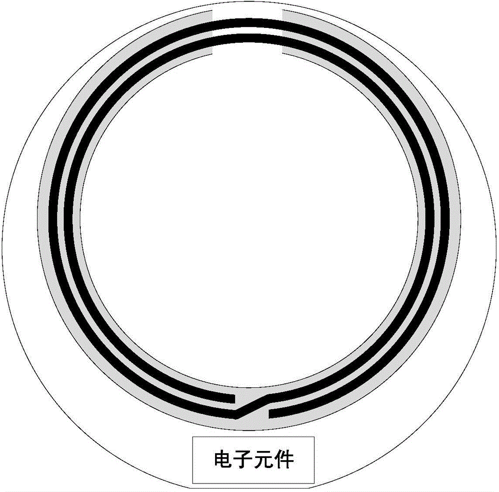 Micro implanted electrical stimulation radio frequency power supply device