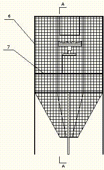 Sand sieving method and device