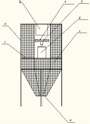 Sand sieving method and device